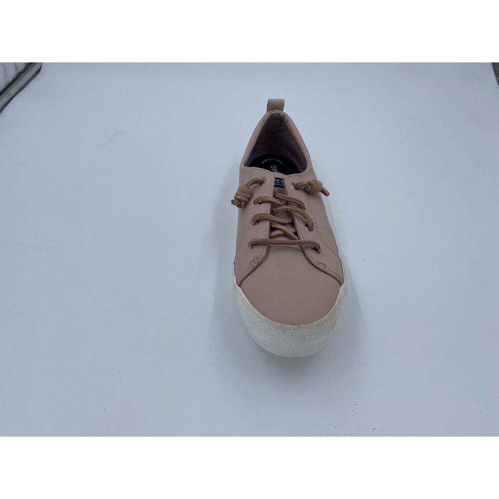 Women's Sperry Crest Vibe Leather Sneakers Blush Sz 11 - Picture 7 of 10